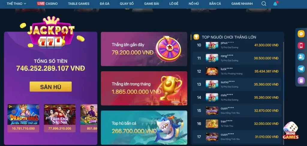 Hình ảnh giới thiệu game nổ hũ